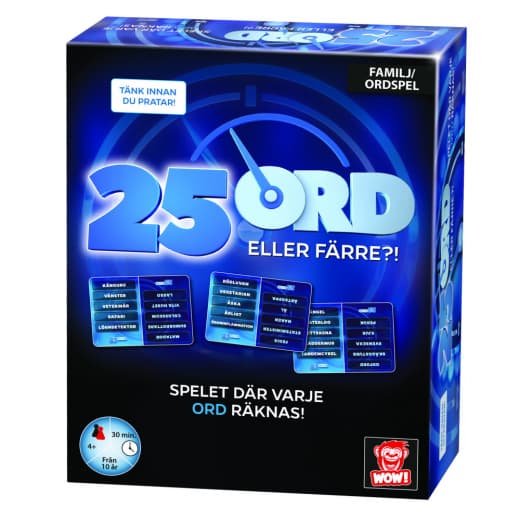 25 Ord eller färre?!
