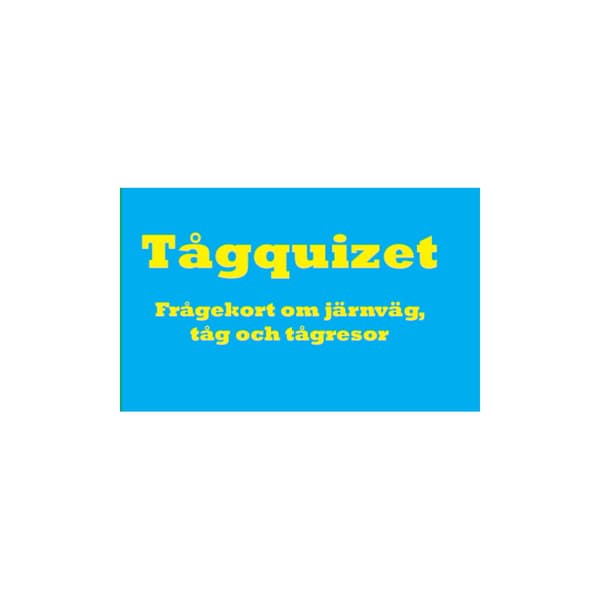 Tågquizet