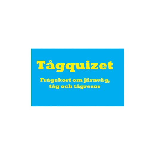 Tågquizet