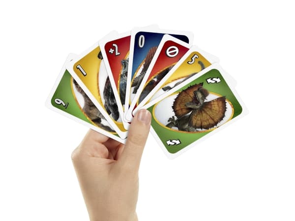 Games UNO Jurassic World Dominion, Kortspel, Kortbytesspel, 7 År