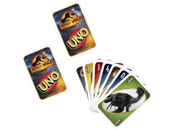 Games UNO Jurassic World Dominion, Kortspel, Kortbytesspel, 7 År