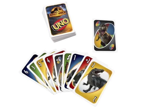 Games UNO Jurassic World Dominion, Kortspel, Kortbytesspel, 7 År