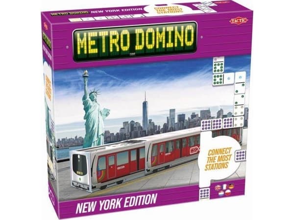 Tactic Metro Domino New York, Lapset, Poika/tyttö, 10 vuosi/vuosia, 20 min, Monivärinen, 250 mm