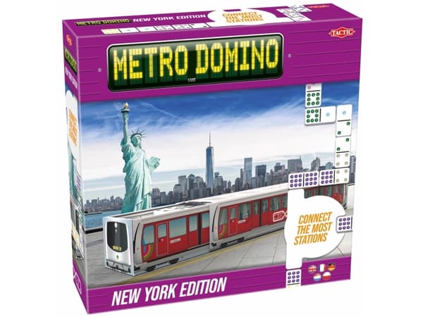 Tactic Metro Domino New York, Lapset, Poika/tyttö, 10 vuosi/vuosia, 20 min, Monivärinen, 250 mm