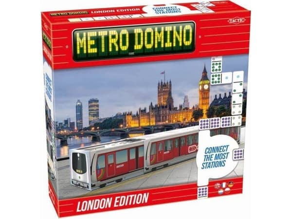 Tactic Metro Domino London, Barn, Gutt/Jente, 10 år, 20 min, Flerfarget, 250 mm