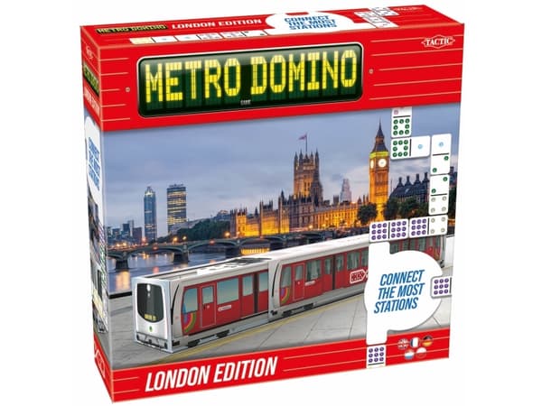 Tactic Metro Domino London, Barn, Gutt/Jente, 10 år, 20 min, Flerfarget, 250 mm