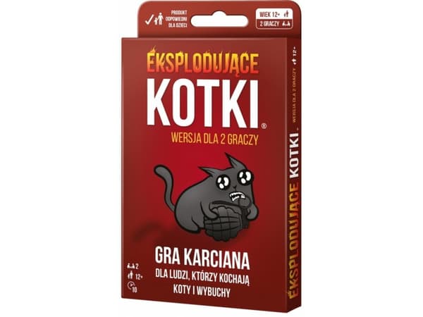 Exploding Cats kortspel 2-player version