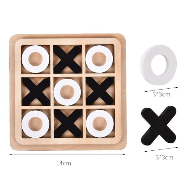 Tic Tac Toe-spill i tre - assorterte farger