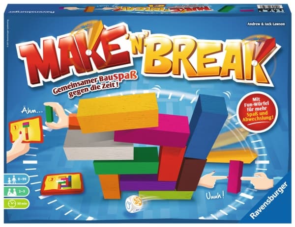Ravensburger 4005556267507, Brädspel, Finmotorik (fingerfärdighet), 8 År, 30 min, Familjespel