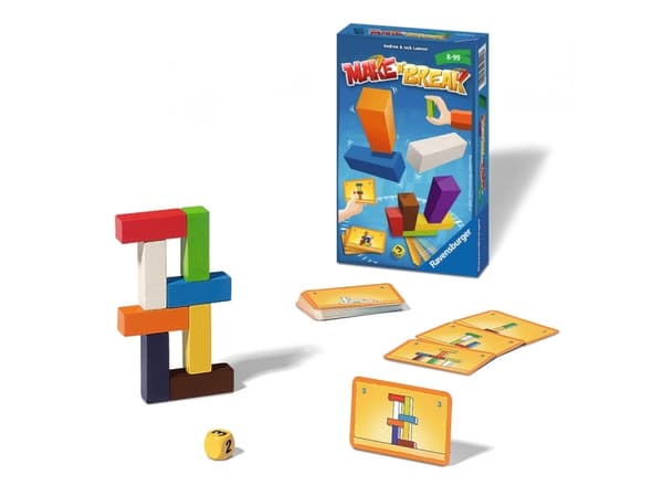 Ravensburger Make'' n'' Break, Brettspill, Filter trap, 8 år, 8 min, Familiespill