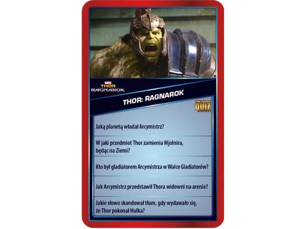 Winning Moves Marvel Strażnicy Galaktyki Quiz Top Trumps 00006 WINNING MOVES