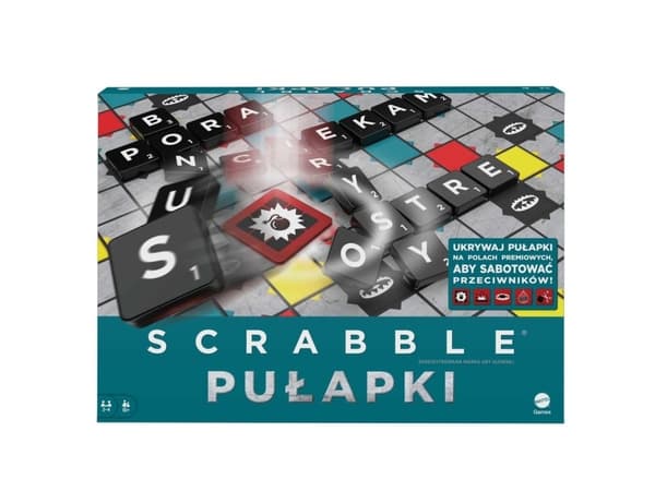 Scrabble feller. Vanskelige fliser spill HMK73 p6 MATTEL