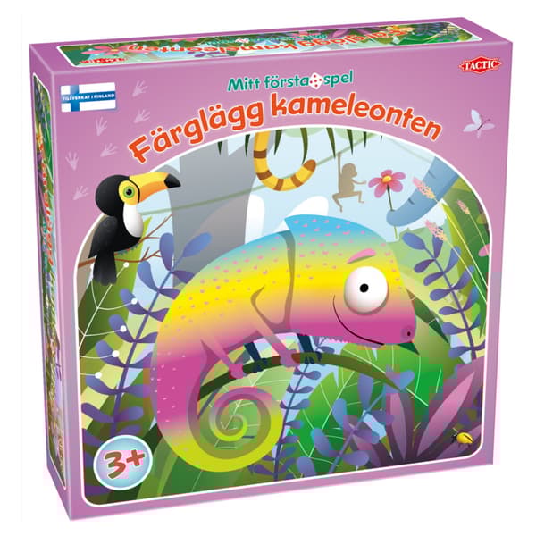 Färglägg Kameleonten - Mitt första spel