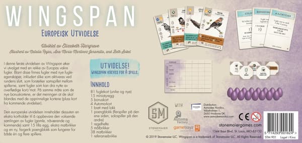 Wingspan European Exp. (NO)
