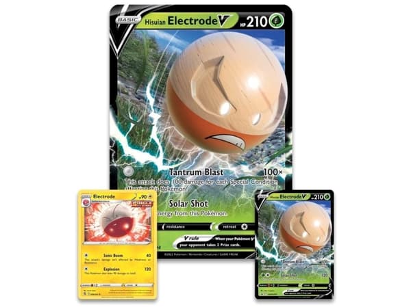 Pokemon Hisuian Electrode V Box samlarkort set