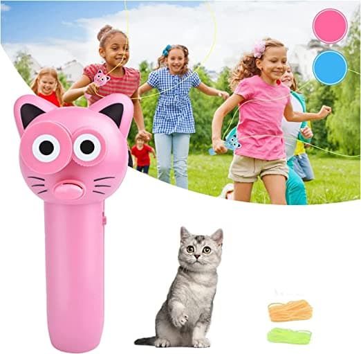 Kastelegetøj i reb til børn (pink)