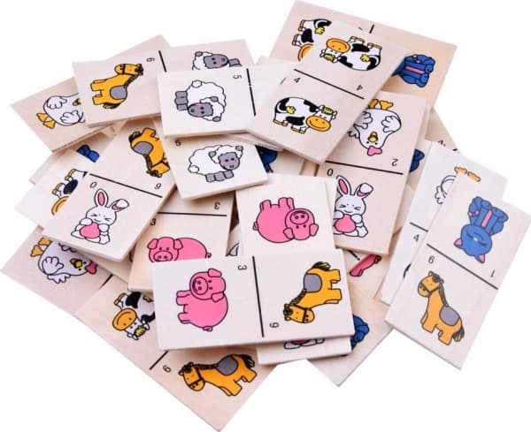 Jokomisiada Picture domino for barn dyr ZA2515