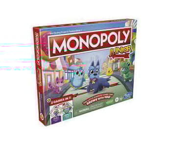 Monopoly Junior, Brettspill, Familie, 4 år