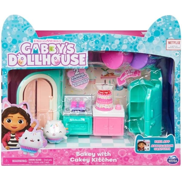 Gabbys dukkehus Deluxe-rom - Cakeys kjøkken