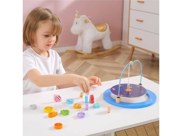 Viga Toys VIGA pedagogisk rombalansespill i tre