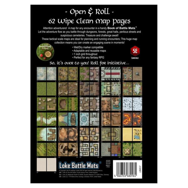 Giant Book of Battle Mats - Volume 1 Revised
