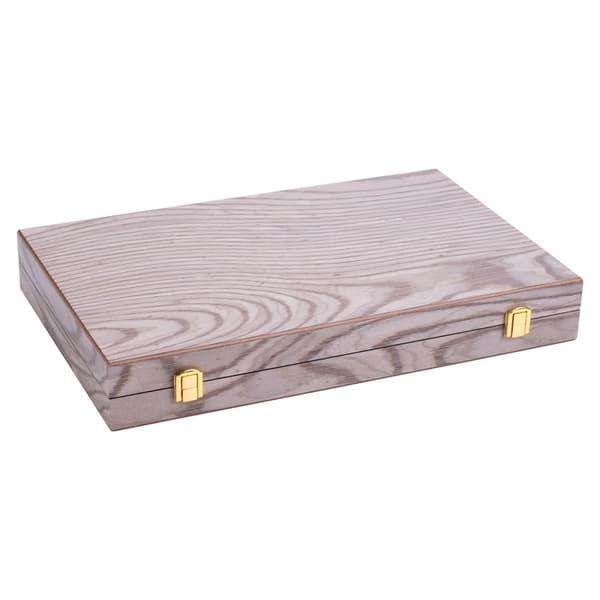Longfield Backgammon Large Grey Ebony