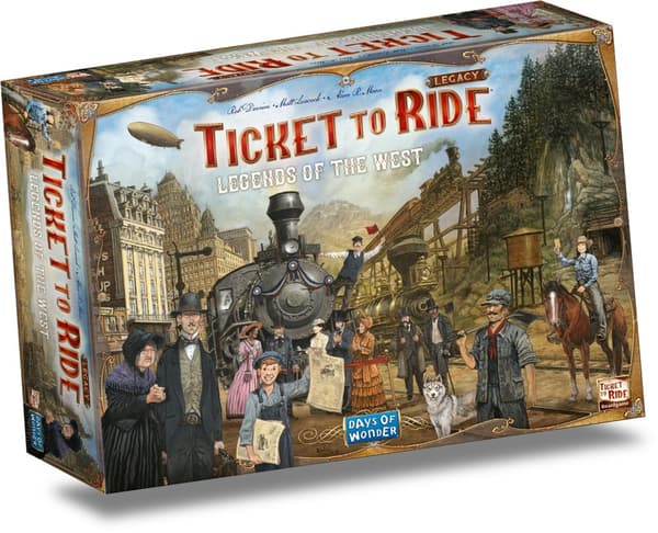 Ticket To Ride Legacy, Legends of the West (EN)
