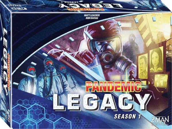 Enigma Pandemic: Legacy Season 1 -lautapeli, sininen