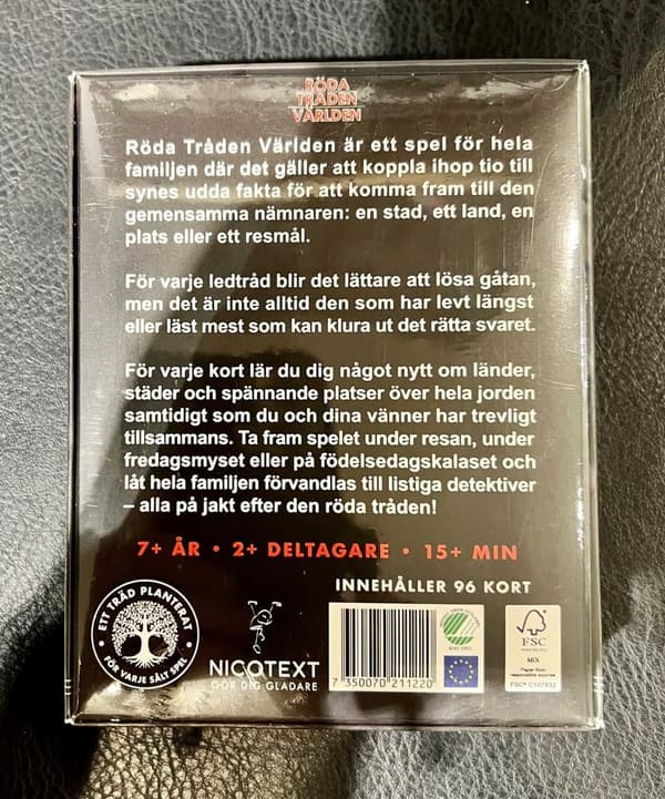 Spel "Röda tråden - Världen"