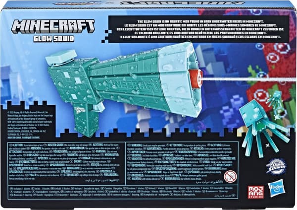 Nerf Minecraft Glow Squid vannpistol