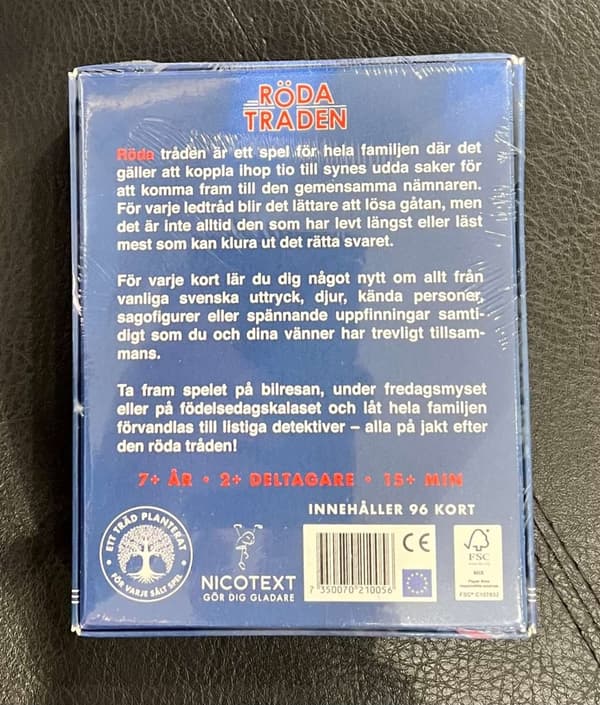 Spel "Röda tråden"