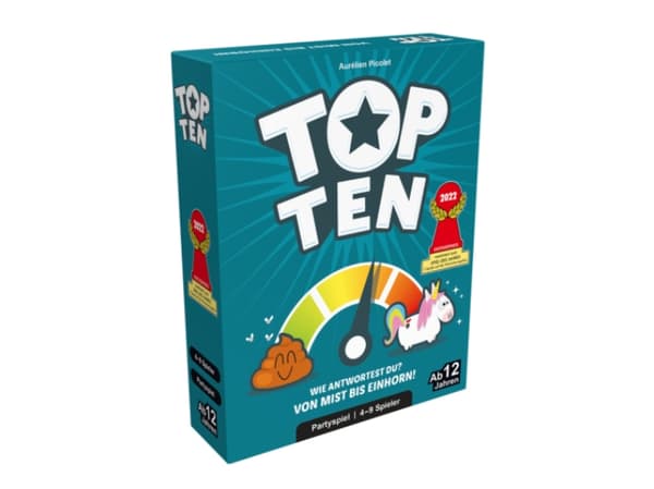 Asmodee Top Ten, Kort Spill, Party (selskap), 12 år, Familiespill