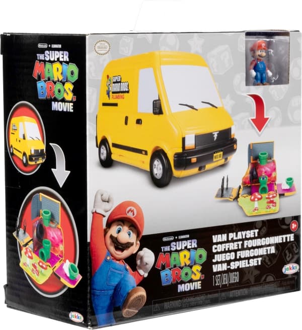 Nintendo Super Mario Bros Movie Mini World Van-lekesett