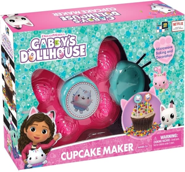 Gabby's Dollhouse - Dekorasjonssett for cupcakes
