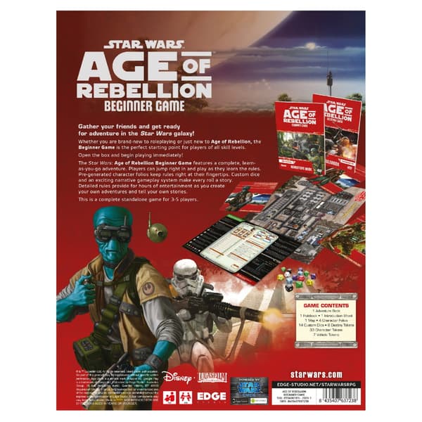 Star Wars RPG: Age of Rebellion - Beginner Game