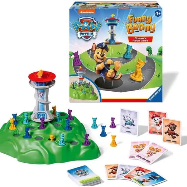 Ravensburger Paw Patrol Funny Bunny Chases Race Case
