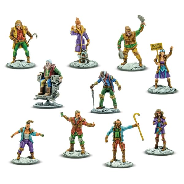 Judge Dredd Miniature Game: Mega-City Resident Mob (Exp.)