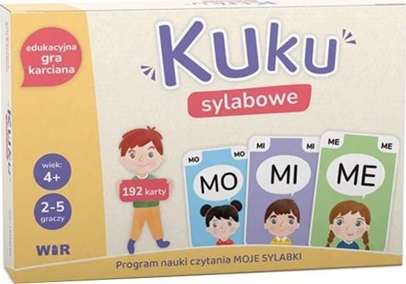 Syllable Kuku. Opettavainen korttipeli lapsille