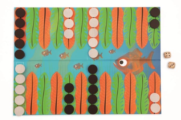 Gra Backgammon Wyścig Piranii
