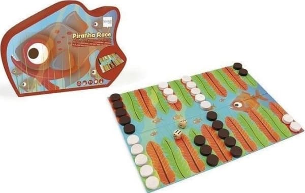 Gra Backgammon Wyścig Piranii