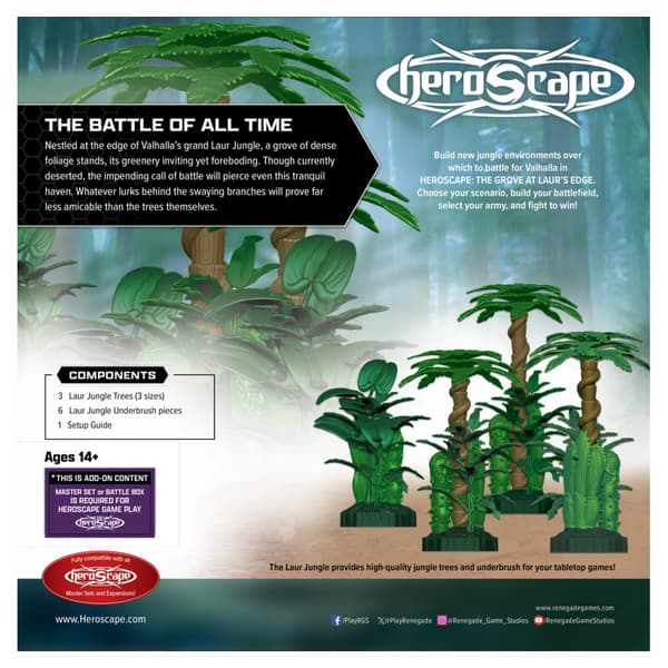 Heroscape: The Grove at Laur’s Edge Terrain (Exp.)