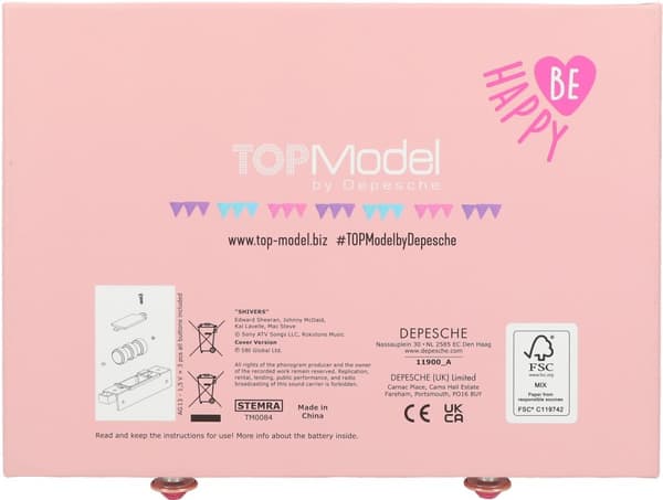 TOPModel COSY - kodet og ringende smykkeskrin