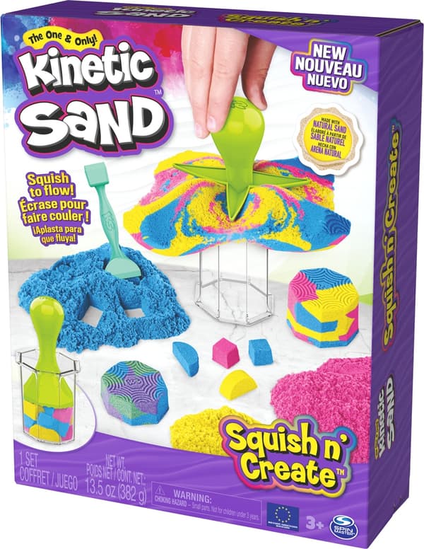 Kinetic Sand Squish N' Create Magic Sand-sett
