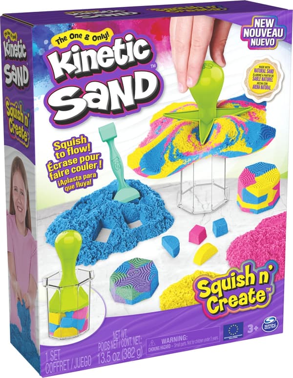 Kinetic Sand Squish N' Create Magic Sand-sett