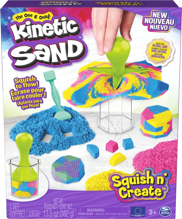 Kinetic Sand Squish N' Create Magic Sand-sett