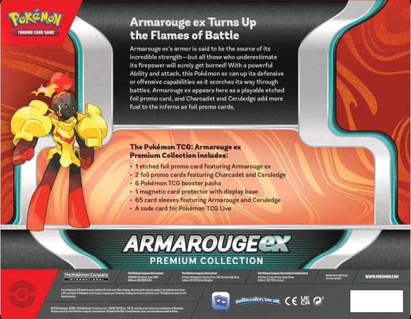 POKEMON Armarouge ex Premium Collection samlarset