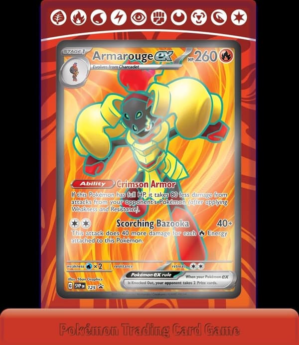 POKEMON Armarouge ex Premium Collection samlarset