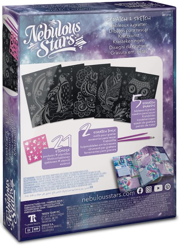 Nebulous Stars Scratch & Sketch papsæt