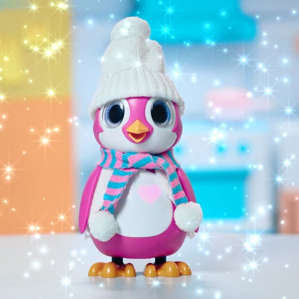 Silverlit Rescue Penguin - Reppana Pingviini - interaktiivinen lemmikki, vaaleanpunainen