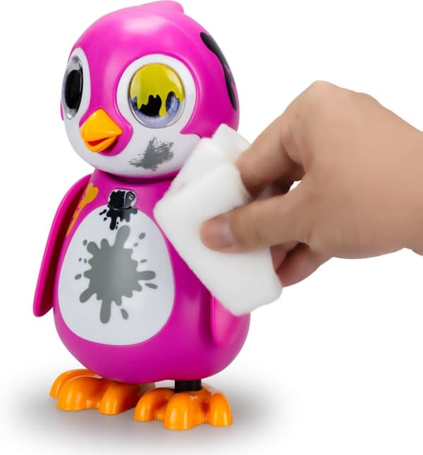 Silverlit Rescue Penguin - Reppana Pingviini - interaktiivinen lemmikki, vaaleanpunainen